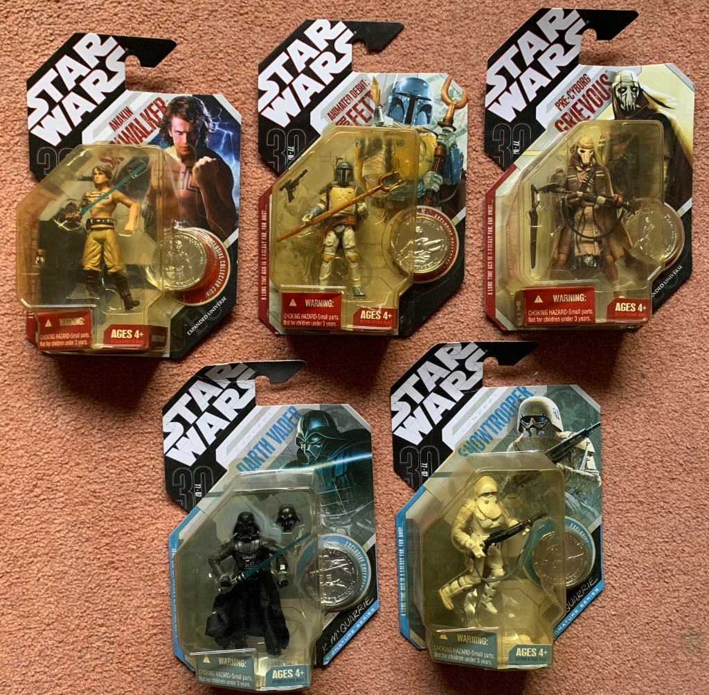 Personaggi Star Wars 30° Anniversario 3,75" x5 Joblot