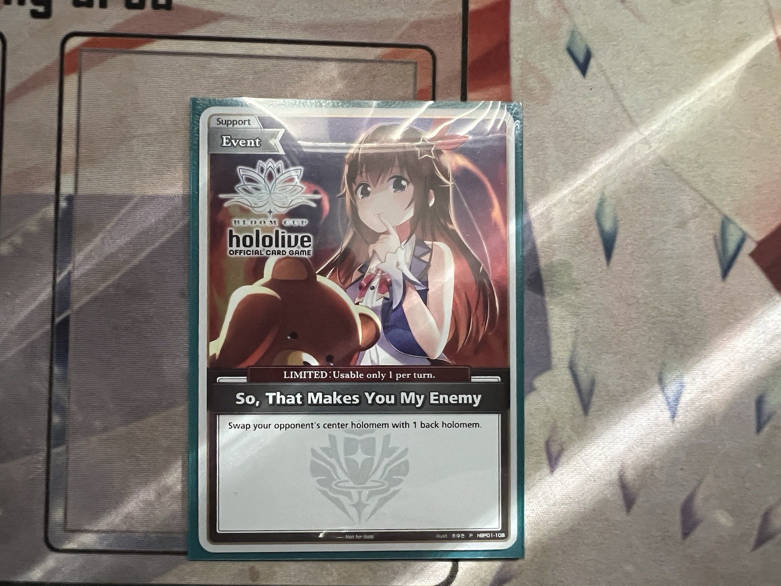Hololive OCG 1x Così, That Makes You My Enemy Promo hBP01-108