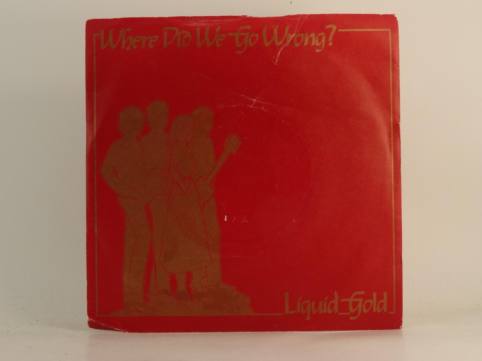 LIQUID GOLD WHERE DID WE GO WRONG? (73) 2 Track 7" Single plus Picture Sleeve PO