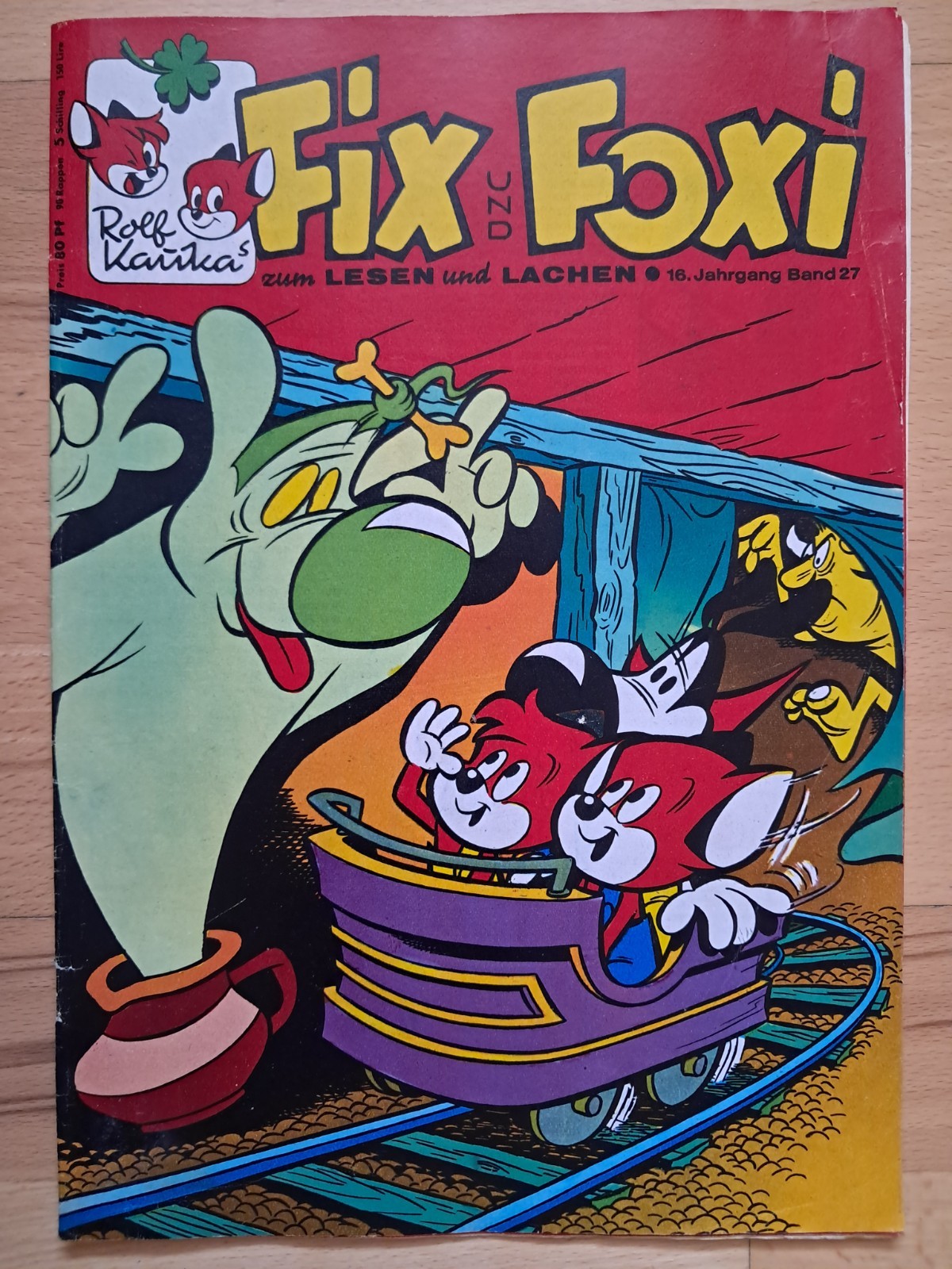 Fix + Foxi 16° anno n.27 del 1968 con scheda FF, Pit & Piccolo - Z1-2