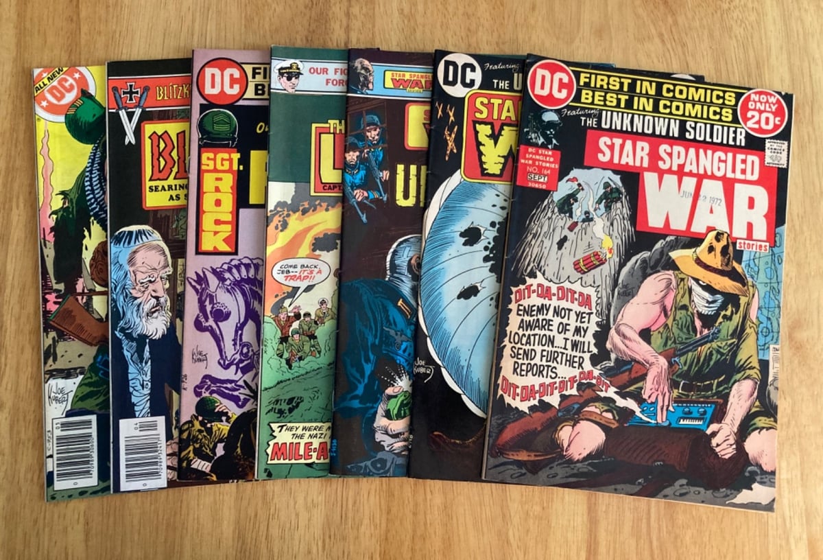 Lotto di *7* guerra DC anni 70! STORIE DI GUERRA STELLATE•LE NOSTRE FORZE COMBATTENTI++!