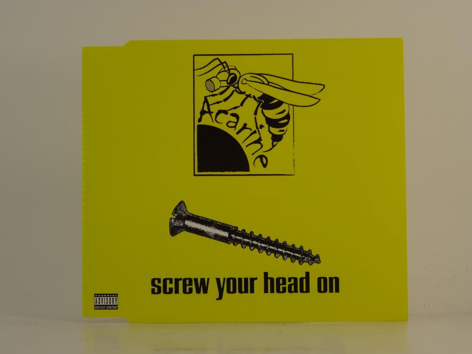 ACARINE SCREW YOUR HEAD ON (H1) 3 Track CD Single including Picture Sleeve CNR