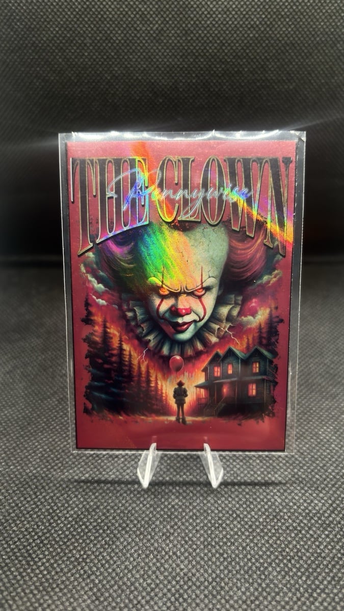 Pennywise The Clown It Horror Holographic Art Trading Card