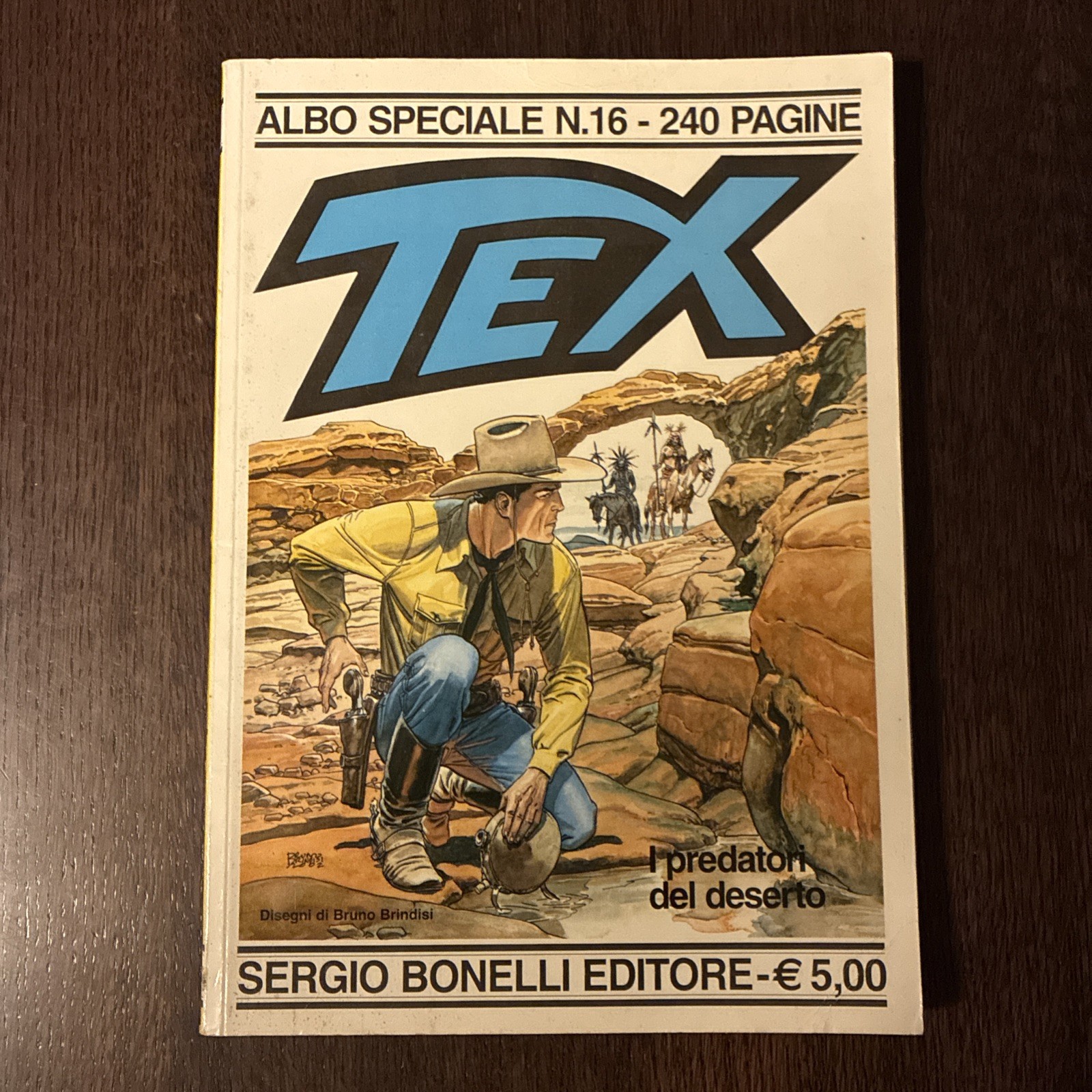 Tex Albo Speciale n.16 I predatori del deserto "B.Brindisi" Texone Bonelli 2002