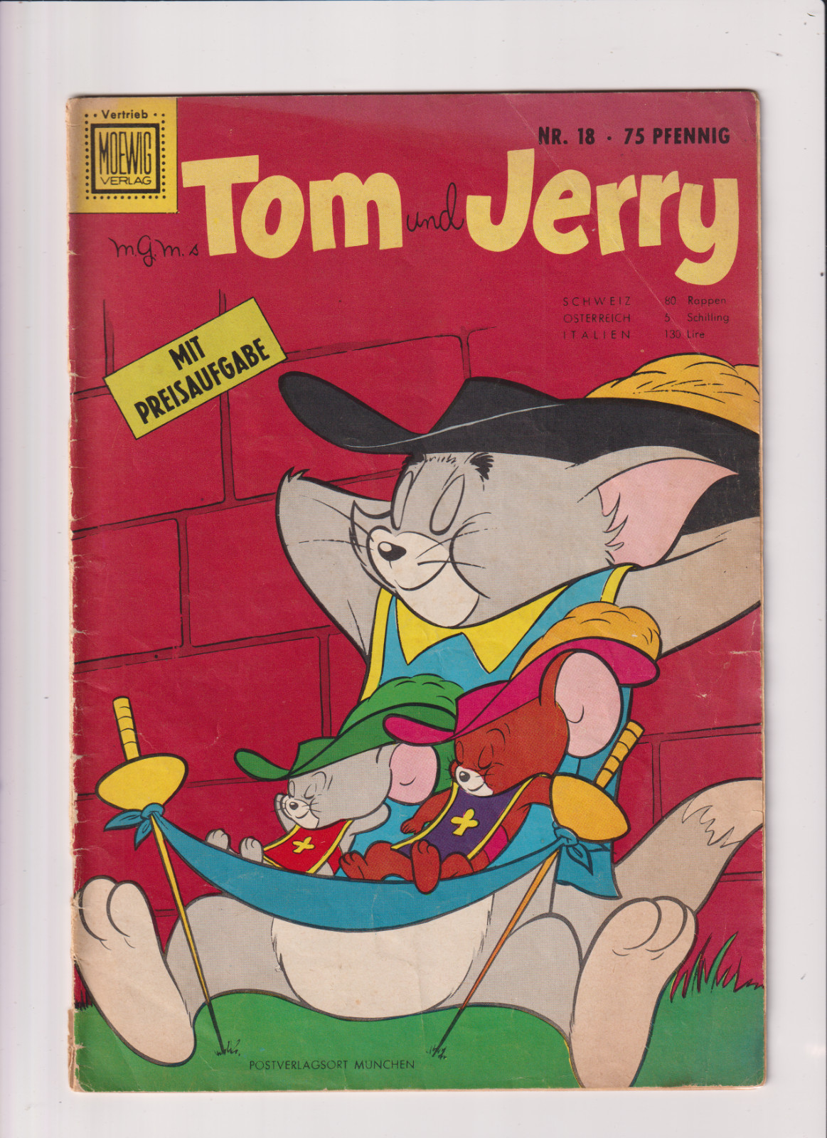 Tom e Jerry 18 Moewig Editore 1. Edizione