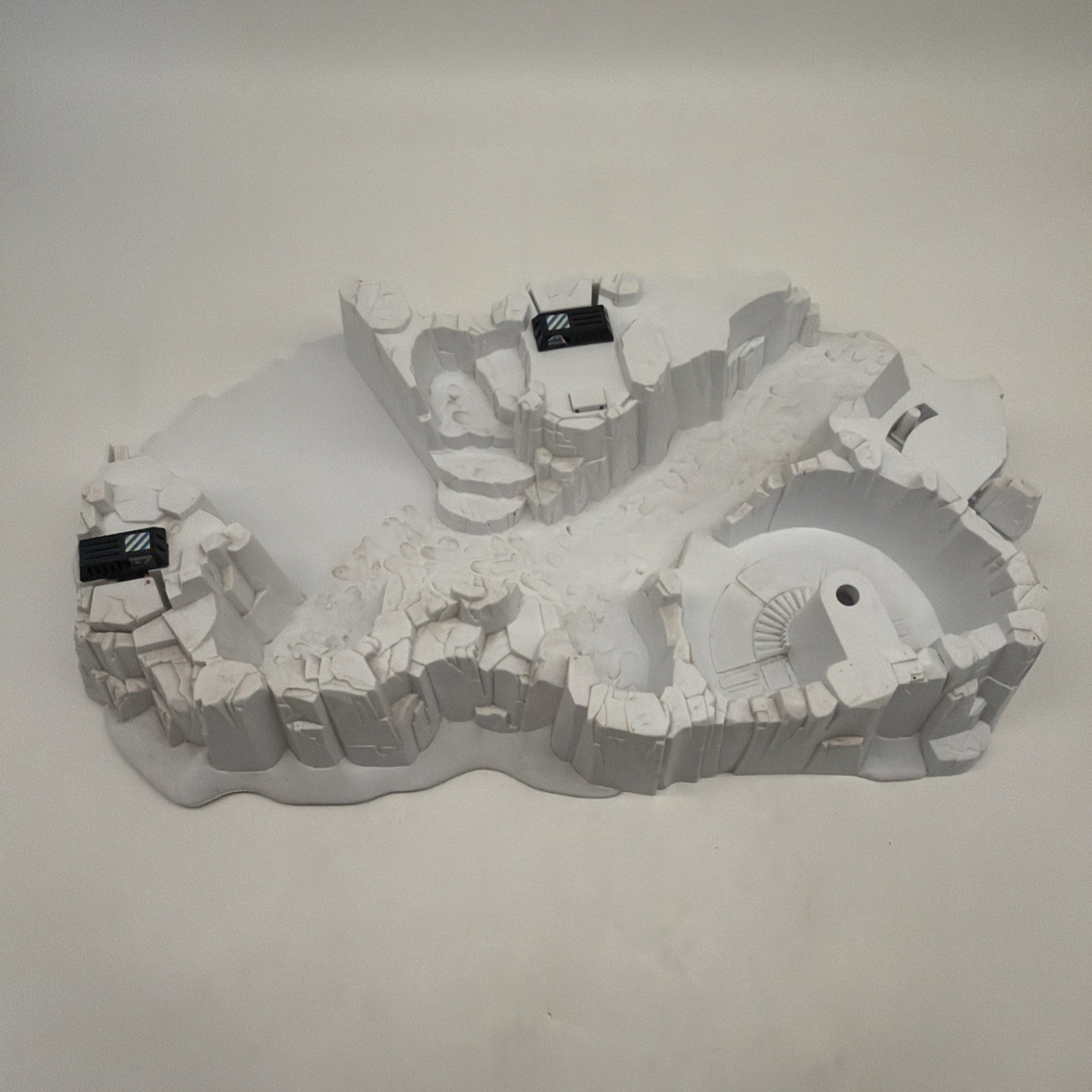 Copertina Riservata Vintage Star Wars Hoth Imperial Attack Base 1980 Playset