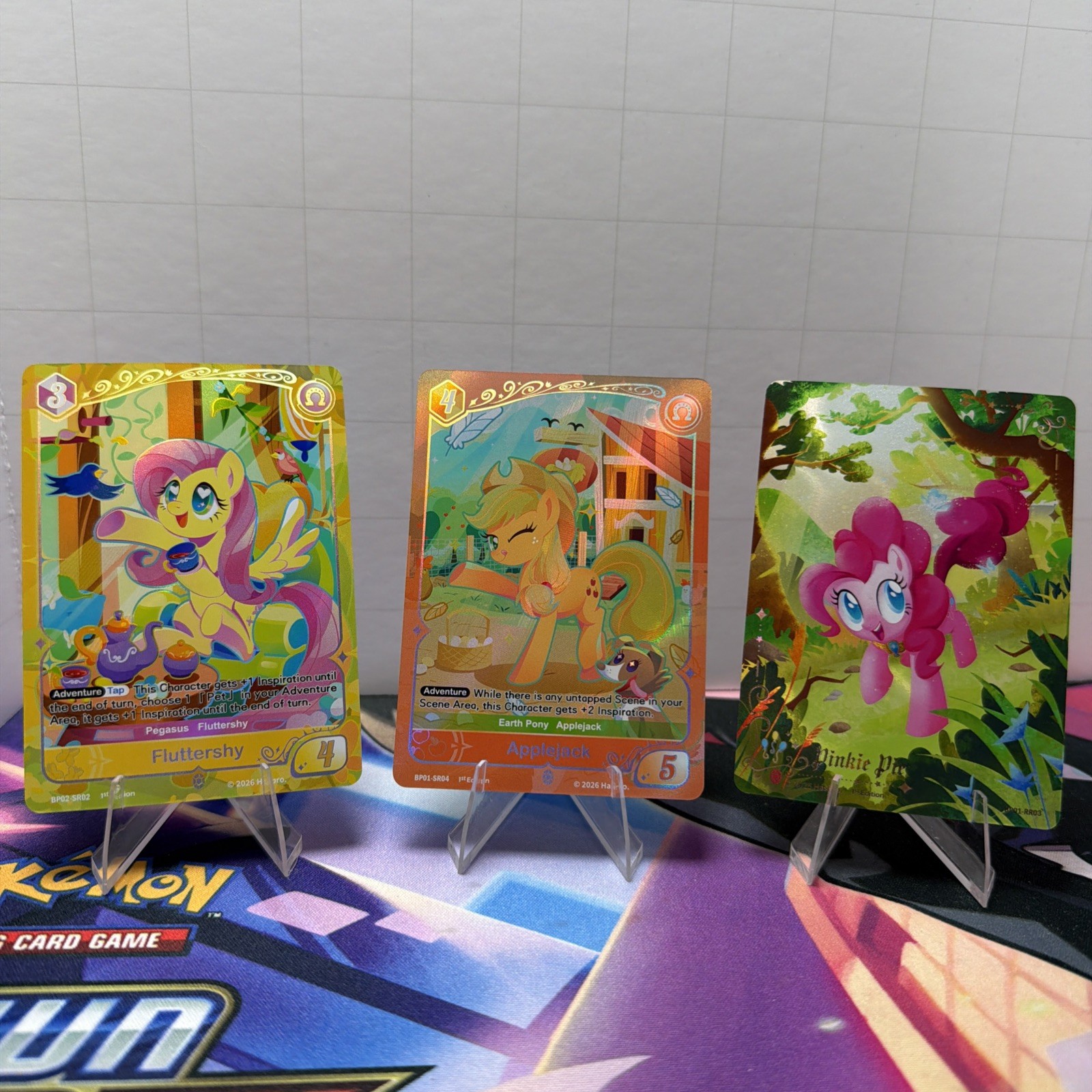 Lotto 10 carte collezionabili My Little Pony