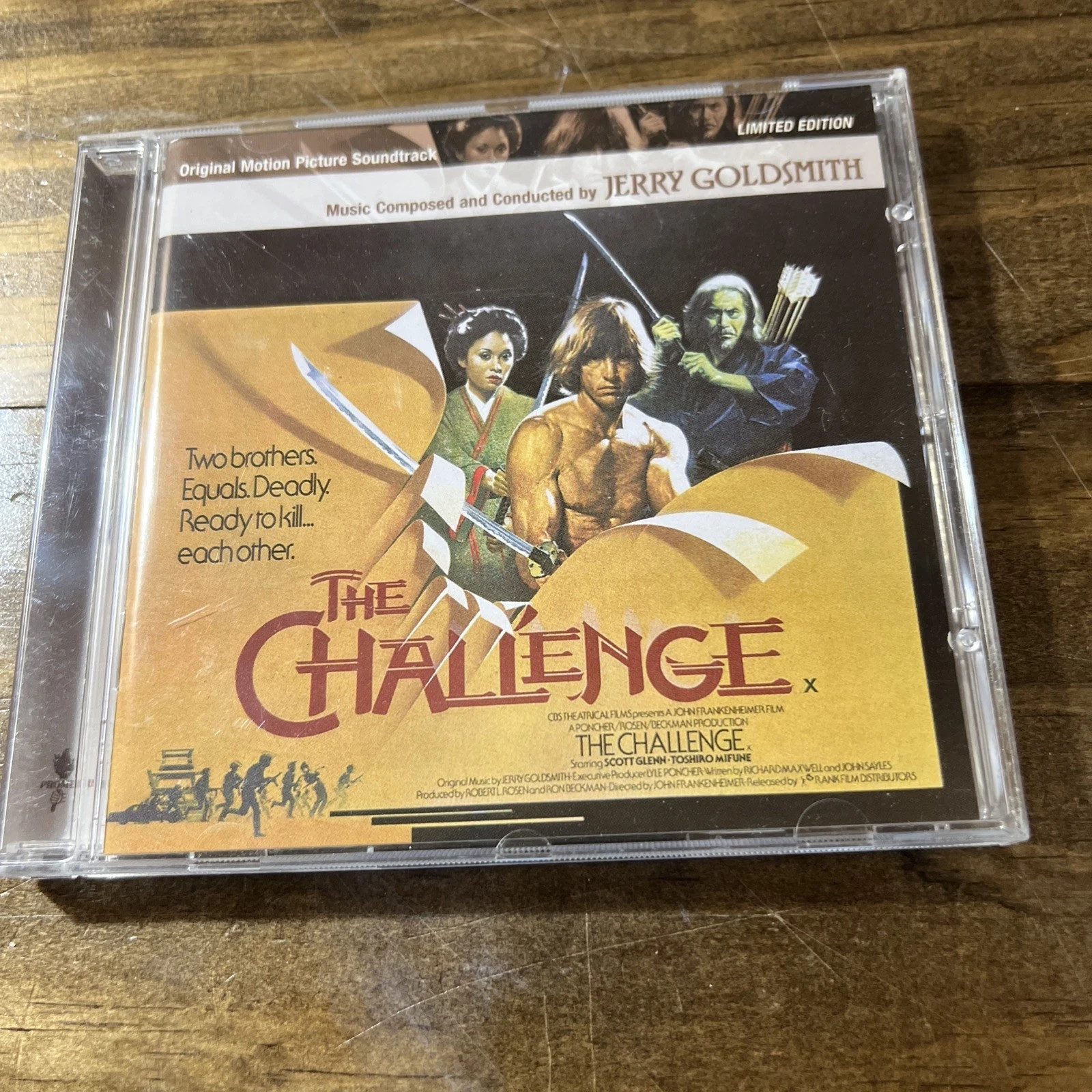 THE CHALLENGE Soundtrack Cd Score By Jerry Goldsmith Prometheus 1982
