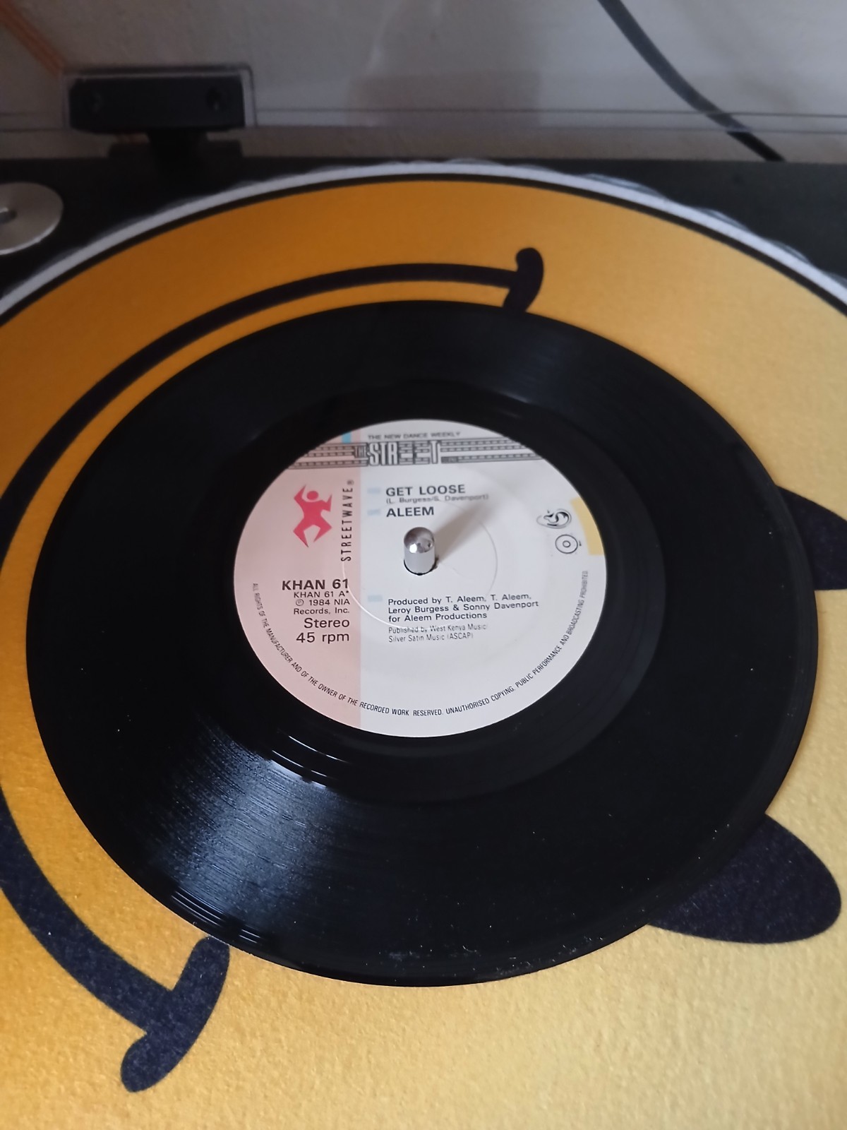 ALEEM ~ GET LOOSE ** 1985 UK STREETWAVE 7" Single Excellent Condition 