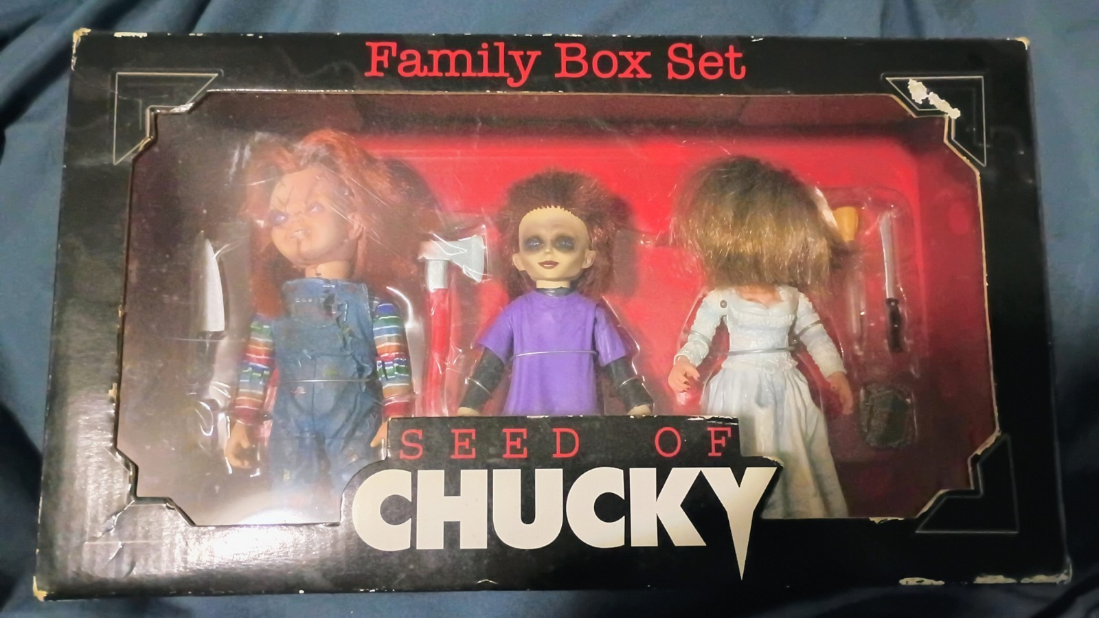 NECA Seed Of Chucky Family Box Set Reel Toys Child's Play Rare Action Figure NIB