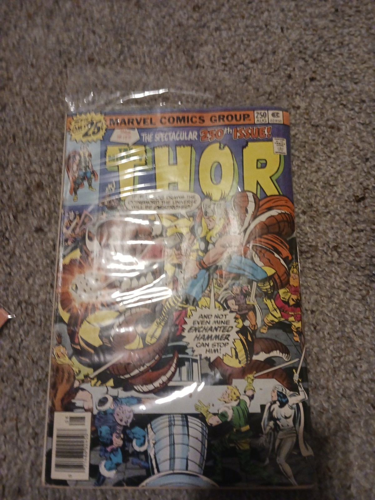 The Mighty Thor #250 variante 25 centesimi (Marvel Comics agosto 1976)