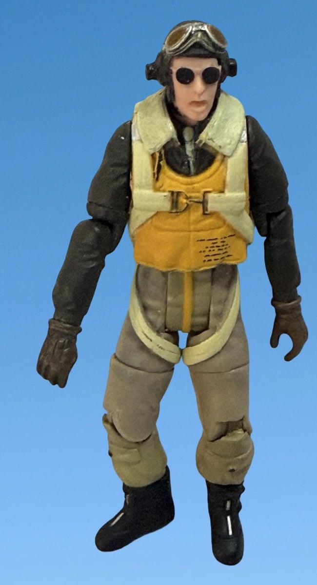 Ultimate Soldier WWII U.S. Navy USAAF Airplane Pilot 4" Modellino 1:18 Giocattolo