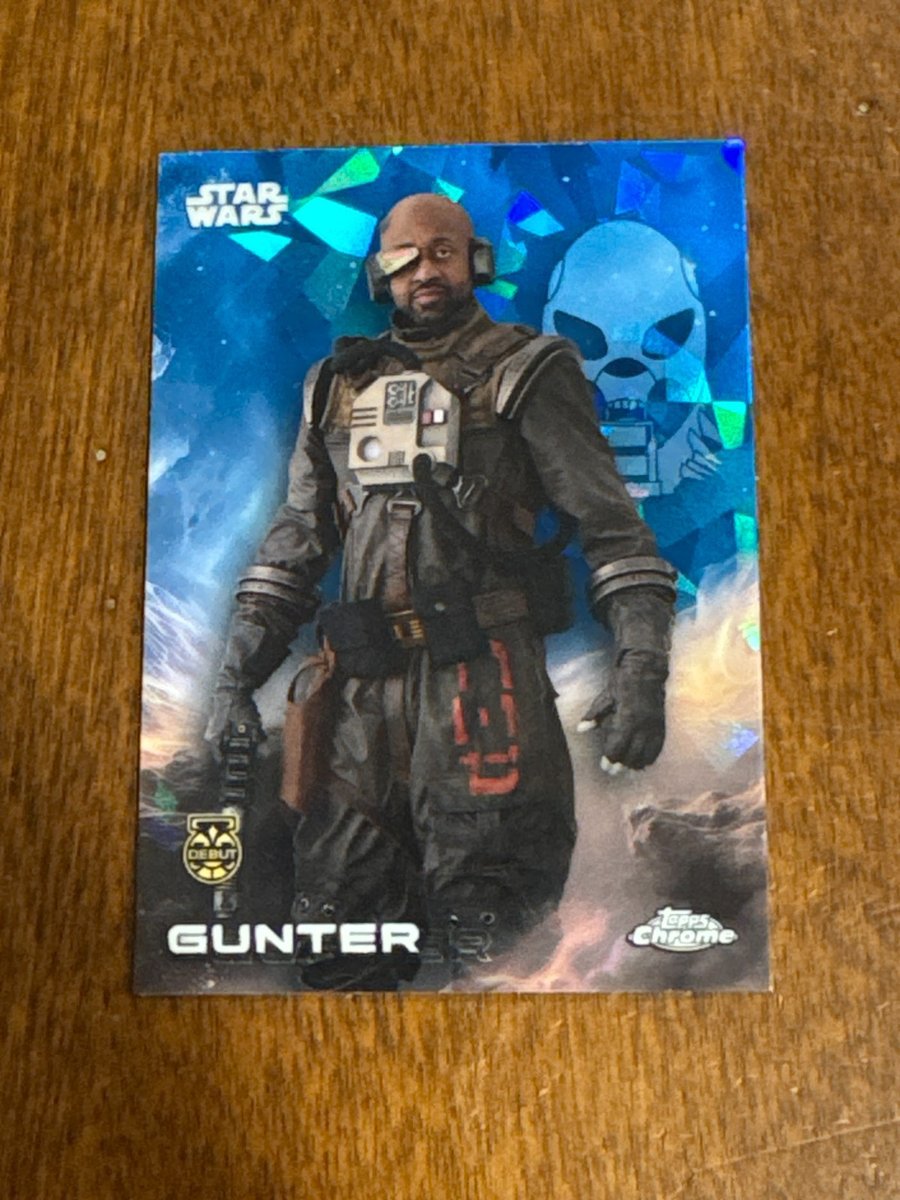 2025 Topps Chrome Star Wars Sapphire Gunter #57