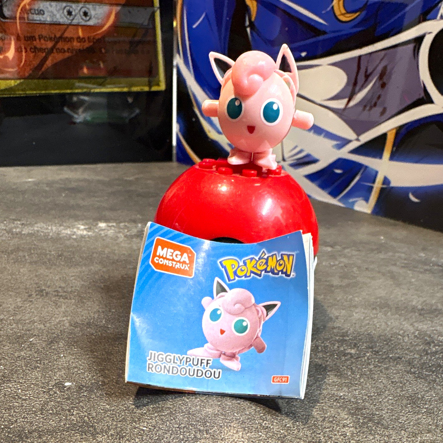 MEGA Construx Pokémon Jigglypuff GFC91 Micro Action Figure w/ Poké Ball