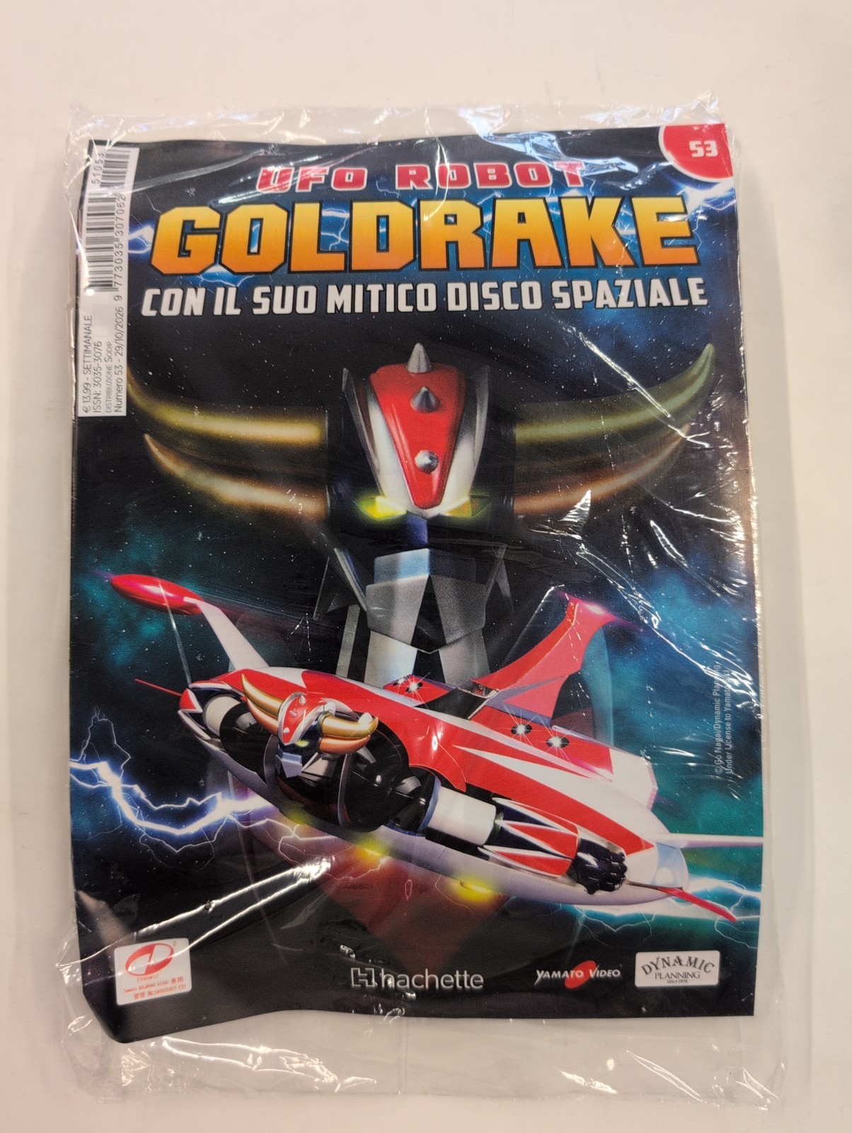 COSTRUISCI UFO ROBOT GOLDRAKE CON DISCO SPAZIALE N° 53 Hachette Nuovo Edicola