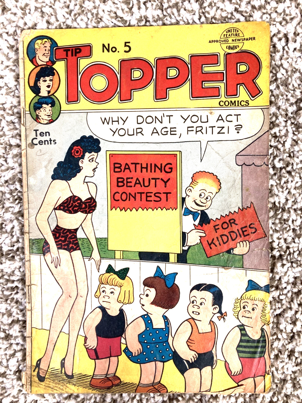 Tip Topper Comics #5 Storie Complete 1950 United Features Syndicate - Povero