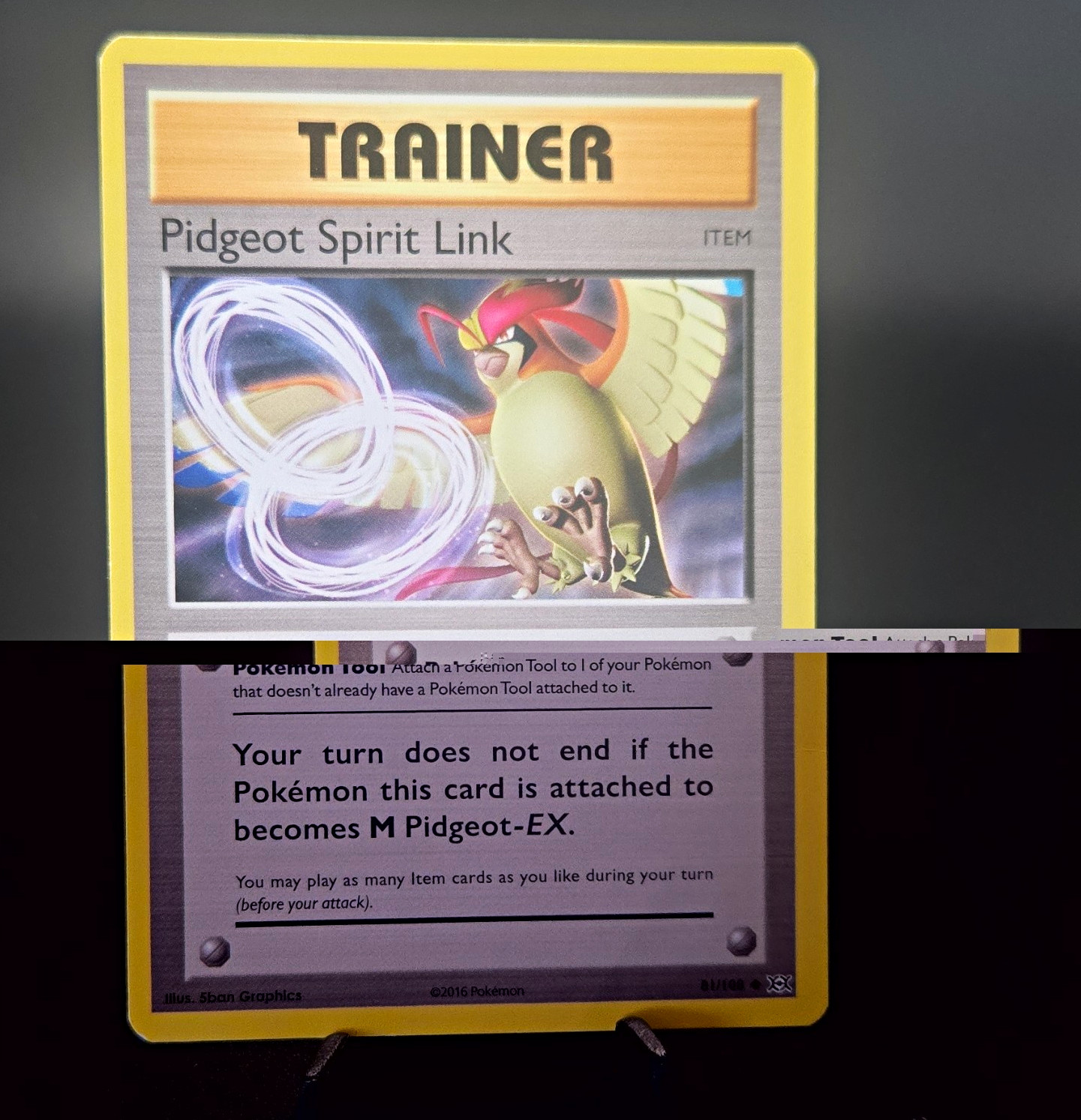 Pokémon TCG Pidgeot Spirit Link 81/108 Evolutions Reg Unc Eng 2016