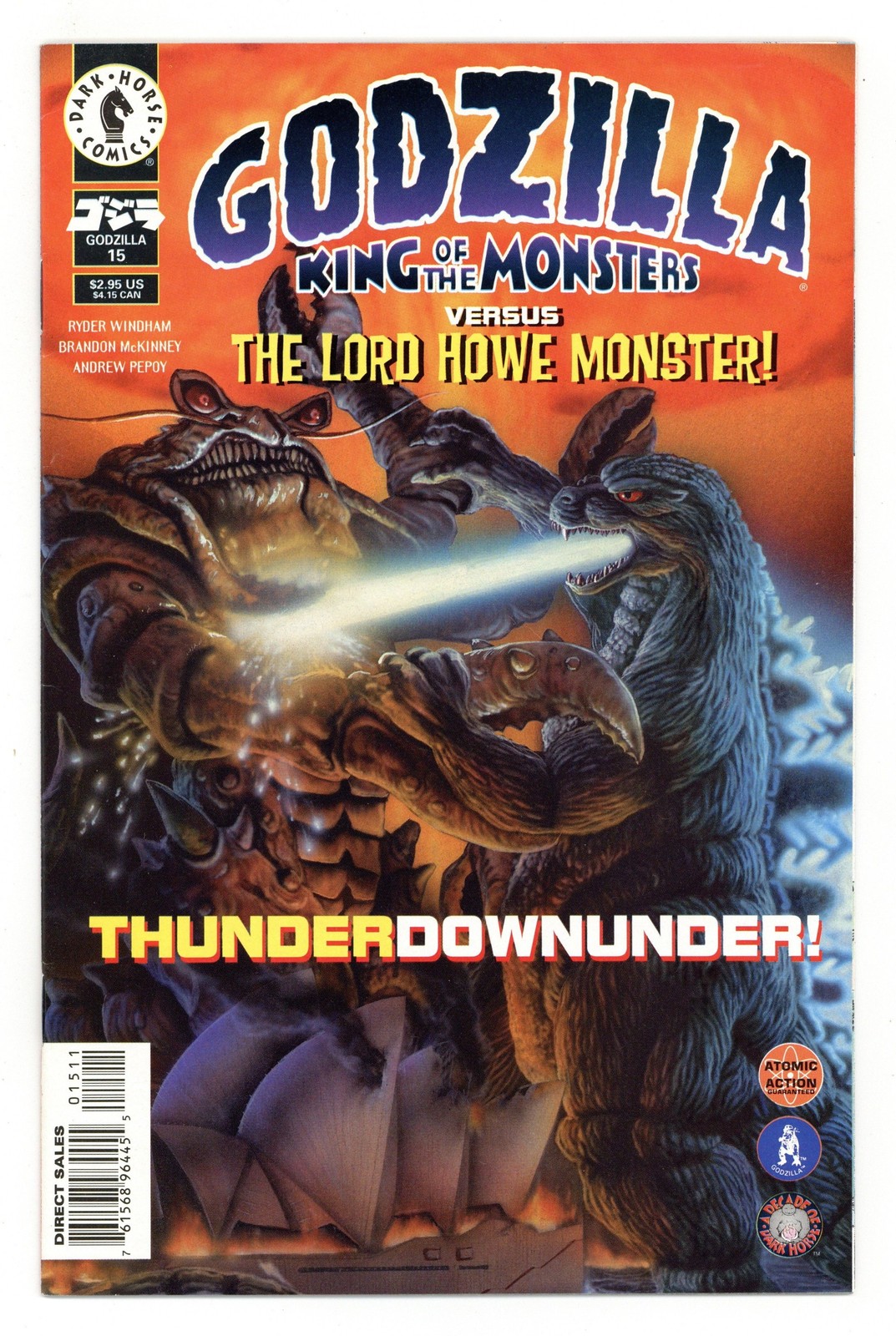 Godzilla #15 FN+ 6.5 1996