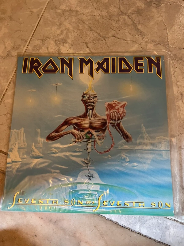 Iron Maiden – Seventh Son of a Seventh Son – LP Vinil 1988 – Edição Portuguesa