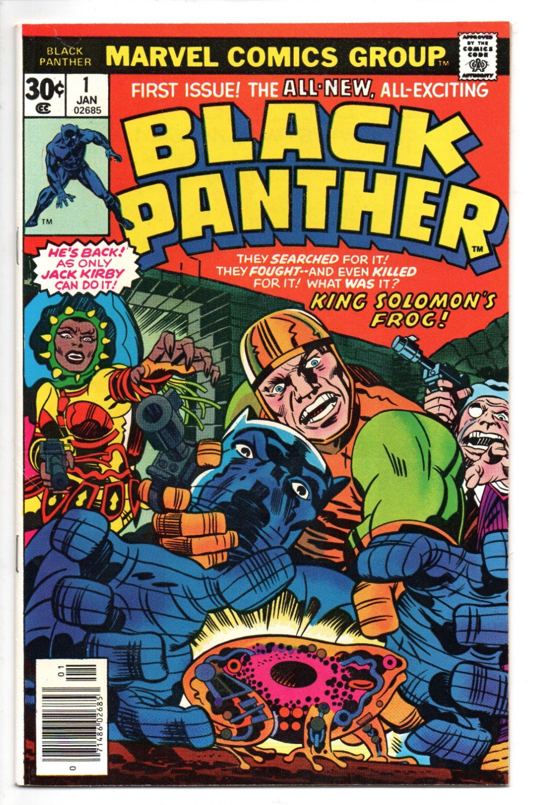 Black Panther #1 1° Serie Solo Jack Kirby Marvel 1977 Chiave Età del Bronzo