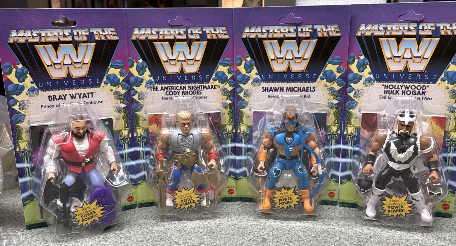 Masters of the WWE Universe Wave 9 set Hogan Cody Rhodes Shawn Michaels Bray #3