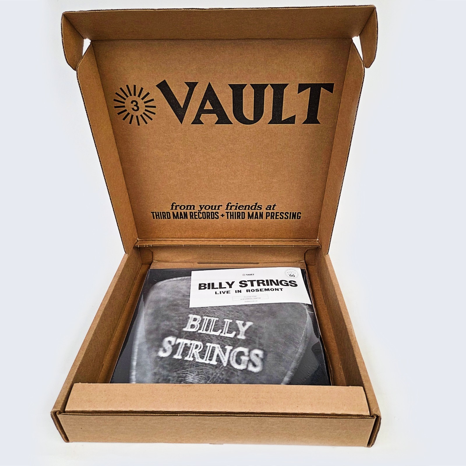 Billy Strings – Live In Rosemont + Self-Titled EP – Third Man Vault 66 - (SEALED