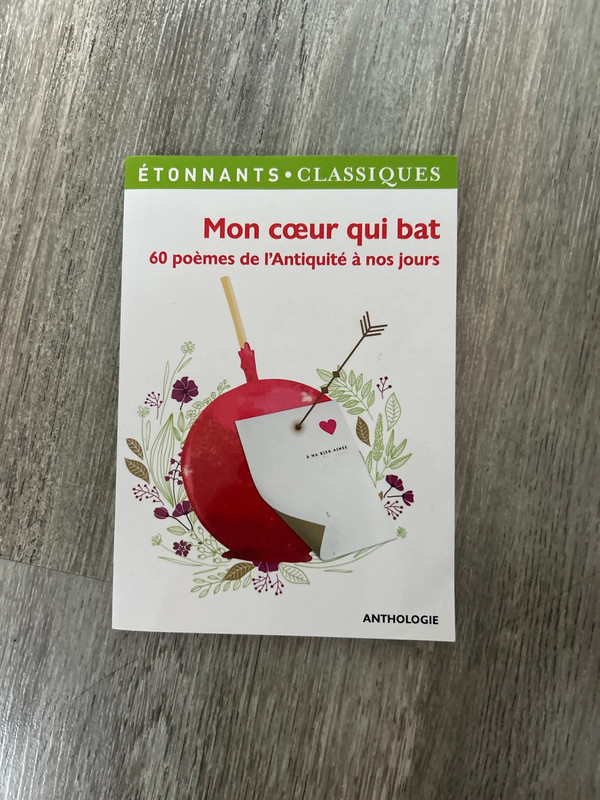 Mon cœur qui bat anthologie