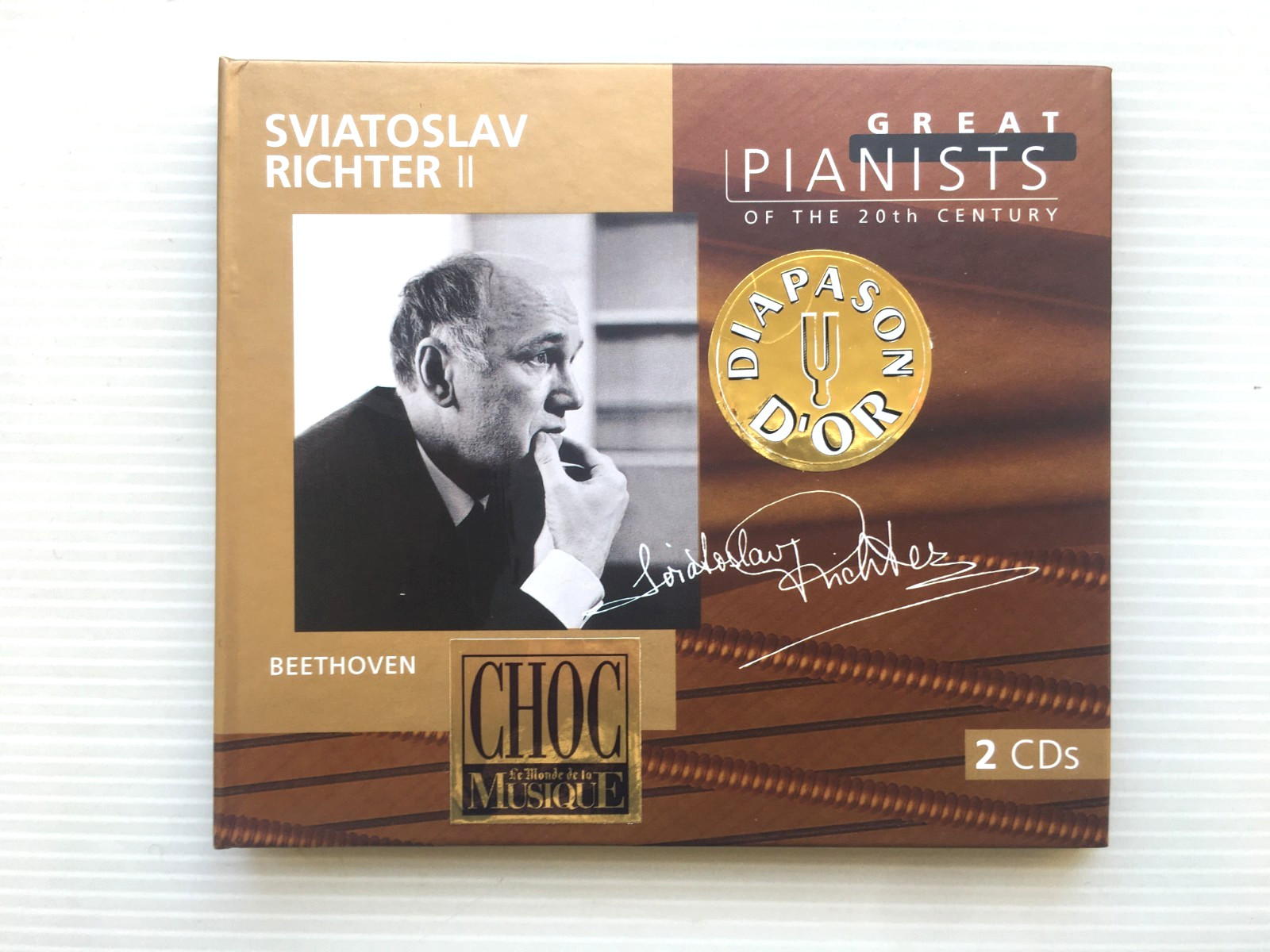 2 CD  SVIATOSLAV RICHTER II  Great Pianists Of The 20 th Century  Beethoven