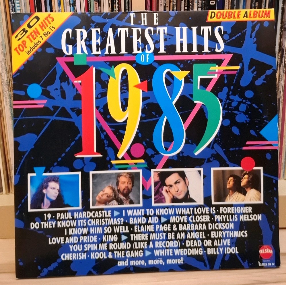Various - Greatest Hits of 1985 (UK double LP) 1985 pop rock charts synthpop