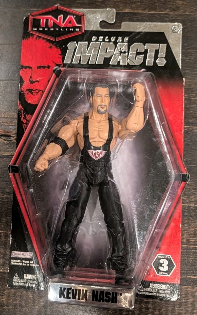 Modellino TNA Deluxe Impact 2010 KEVIN NASH Wrestling (nuovo con scatola)