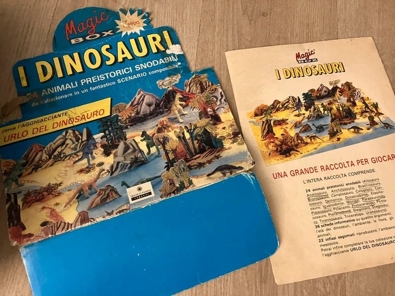 I dinosauri, gioco da edicola anni 90
