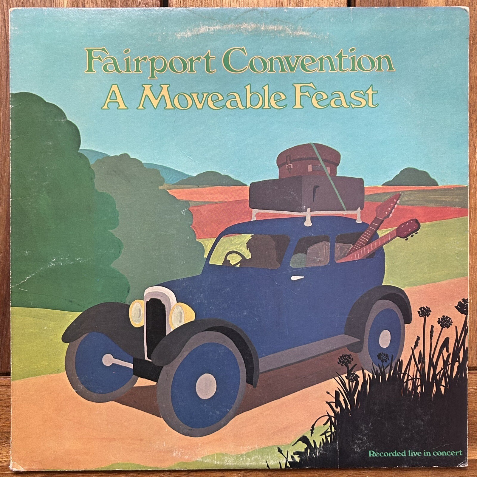 Fairport Convention - A Moveable Feast - 1974 US Island Vinyl LP w/ Sandy Denny