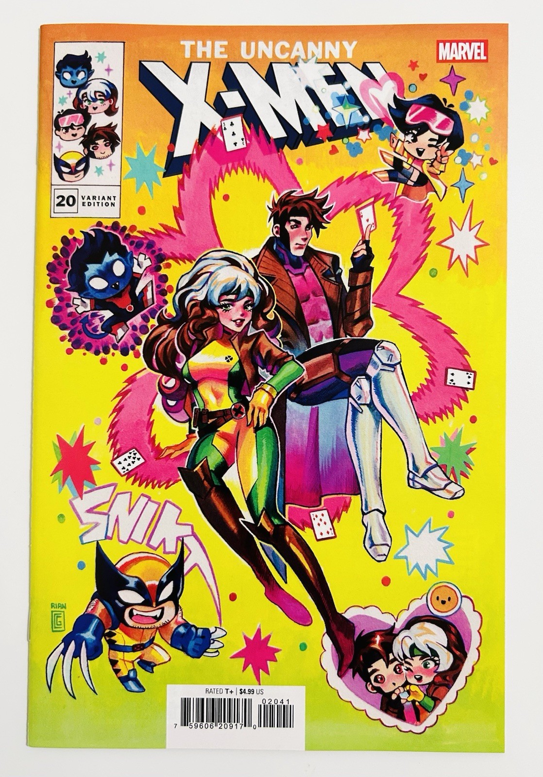 Uncanny X-Men #20 Rian Gonzales variante 2025 Rogue, Gambit, Wolverine