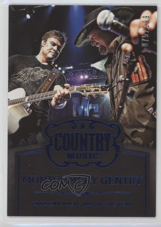2014 Panini Country Music Award Winners Blue 75/199 Montgomery Gentry #6 0l2