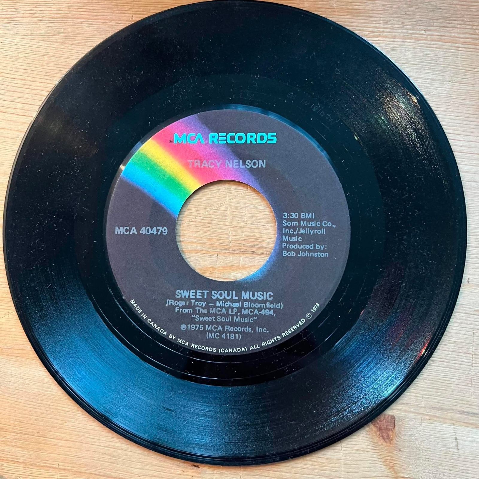 Tracy Nelson - Sweet Soul Music/Nothing I can't Handle 45rpm VG+ R11