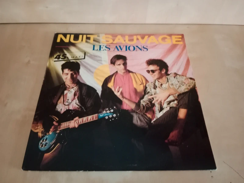 🎁 40% à partir du 2ème Vinyle ! 🎁 Maxi 12" Les Avions - Nuit Sauvage 1986
