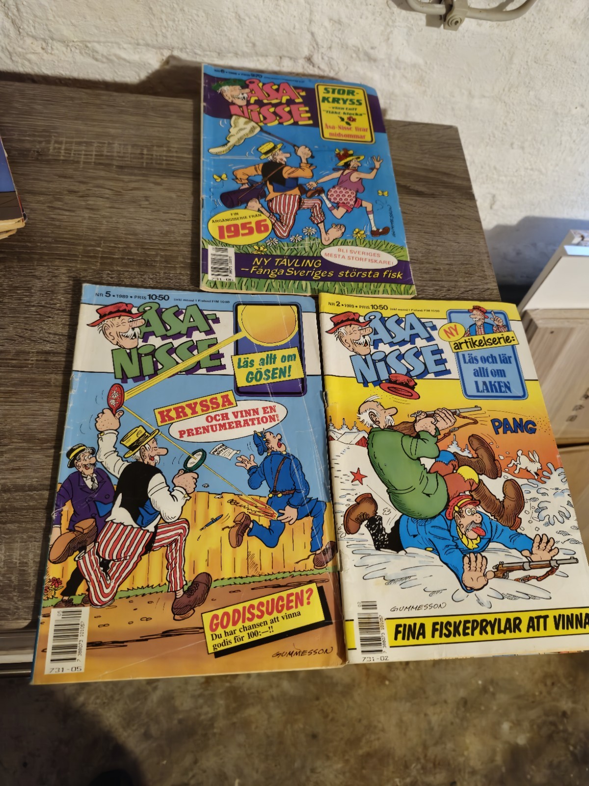3x Åsa-Niss fumetto Svezia svedese