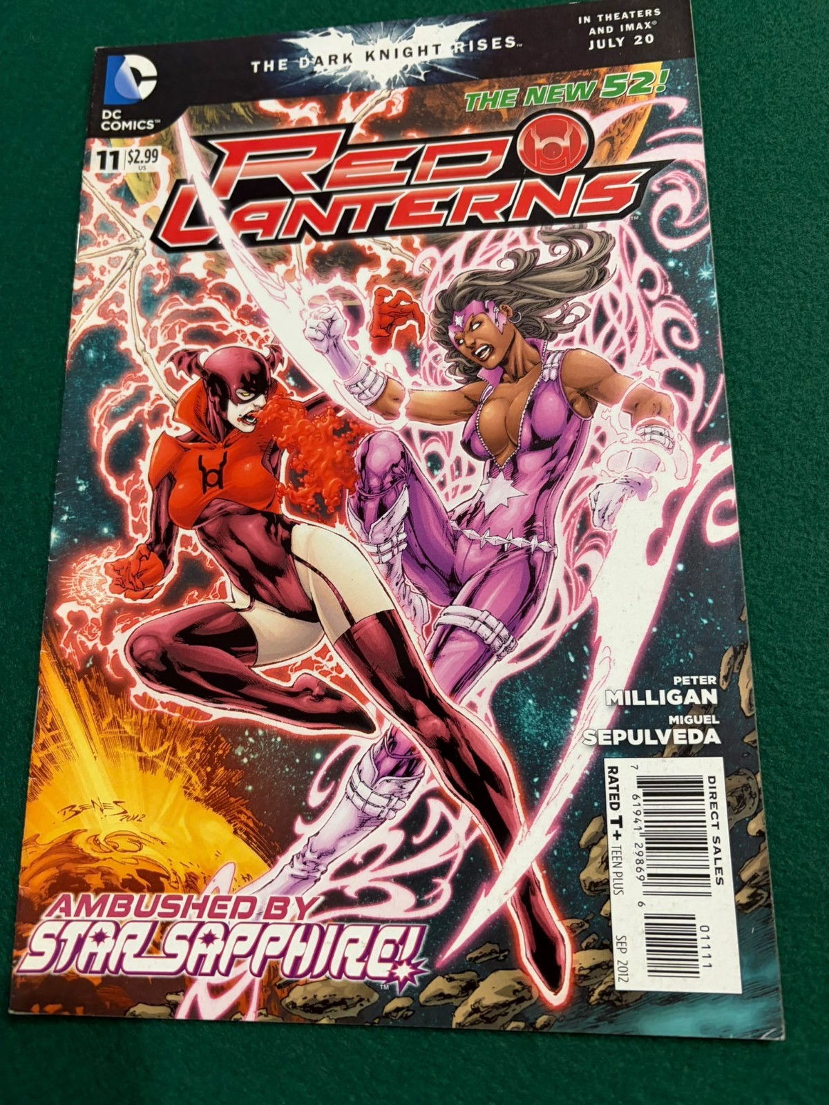 Red Lanterns #11 The New 52 DC Comics Peter Milligan Miguel Sepulveda 2012
