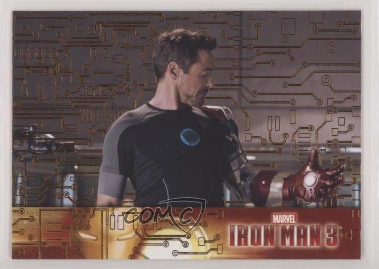 2013 Upper Deck Marvel 3 Palladium Avvelenato Foil Iron Man Film #4 yf0