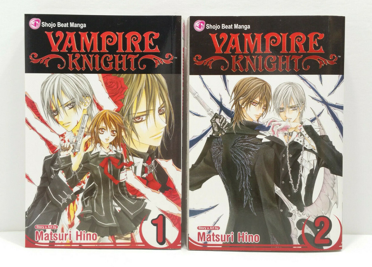 Vampire Knight Manga Book Volume 1 e 2 Inglese Matsuri Hino Shojo Beat VIZ