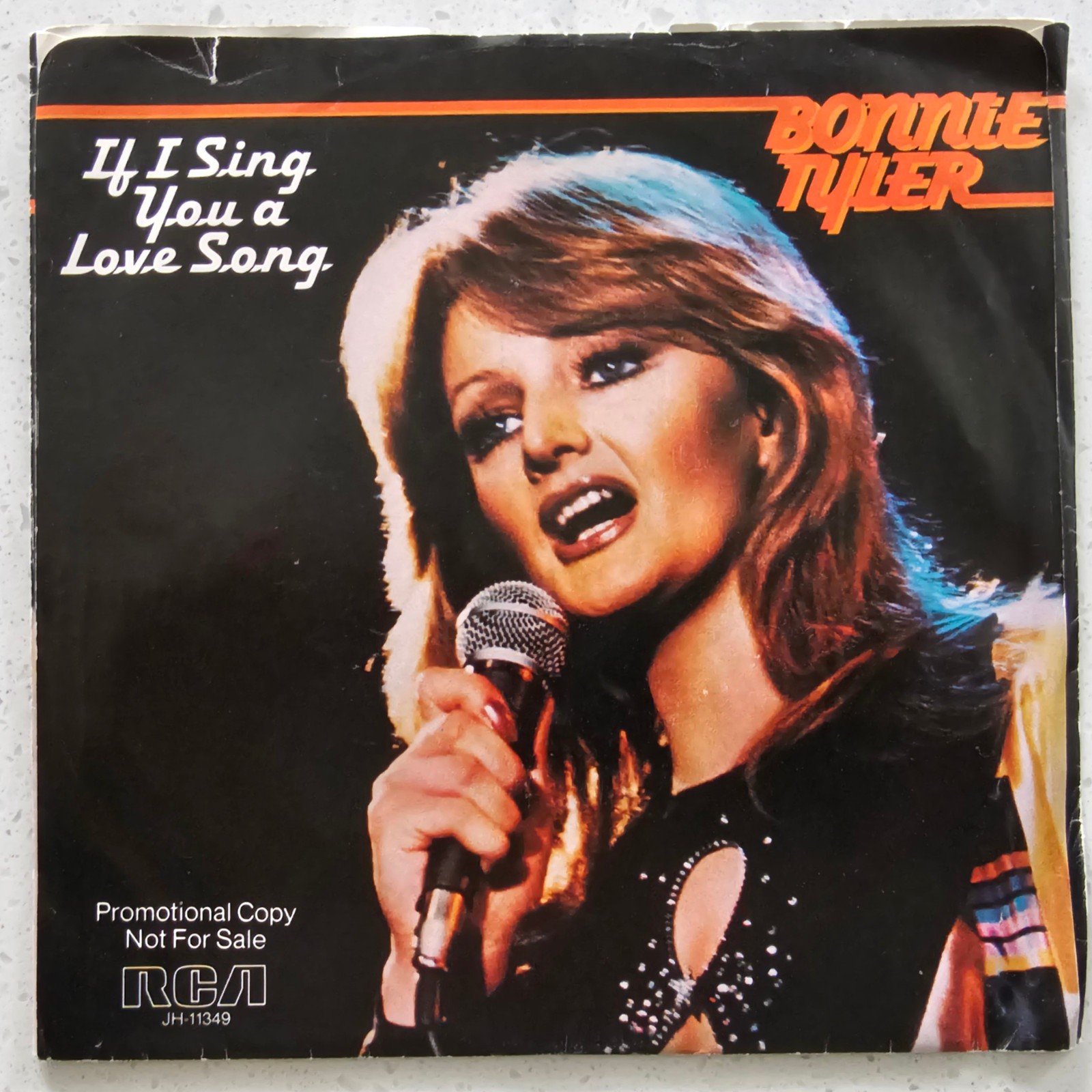 Bonnie Tyler (e) If I Sing You A Love Song - Rare 1978 Promo US Import 7"