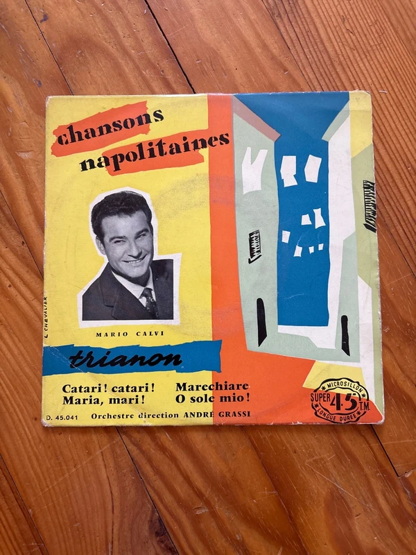 Vinyl 45 tours Chansons napolitaines
