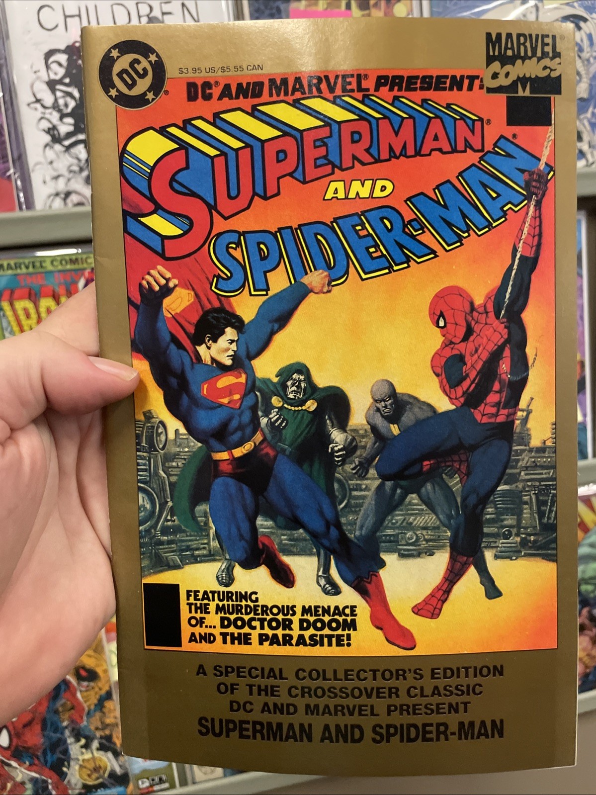 DC & MARVEL PRESENT SUPERMAN & SPIDER-MAN GOLD EDIZIONE SPECIALE 1995 (1° stampa)