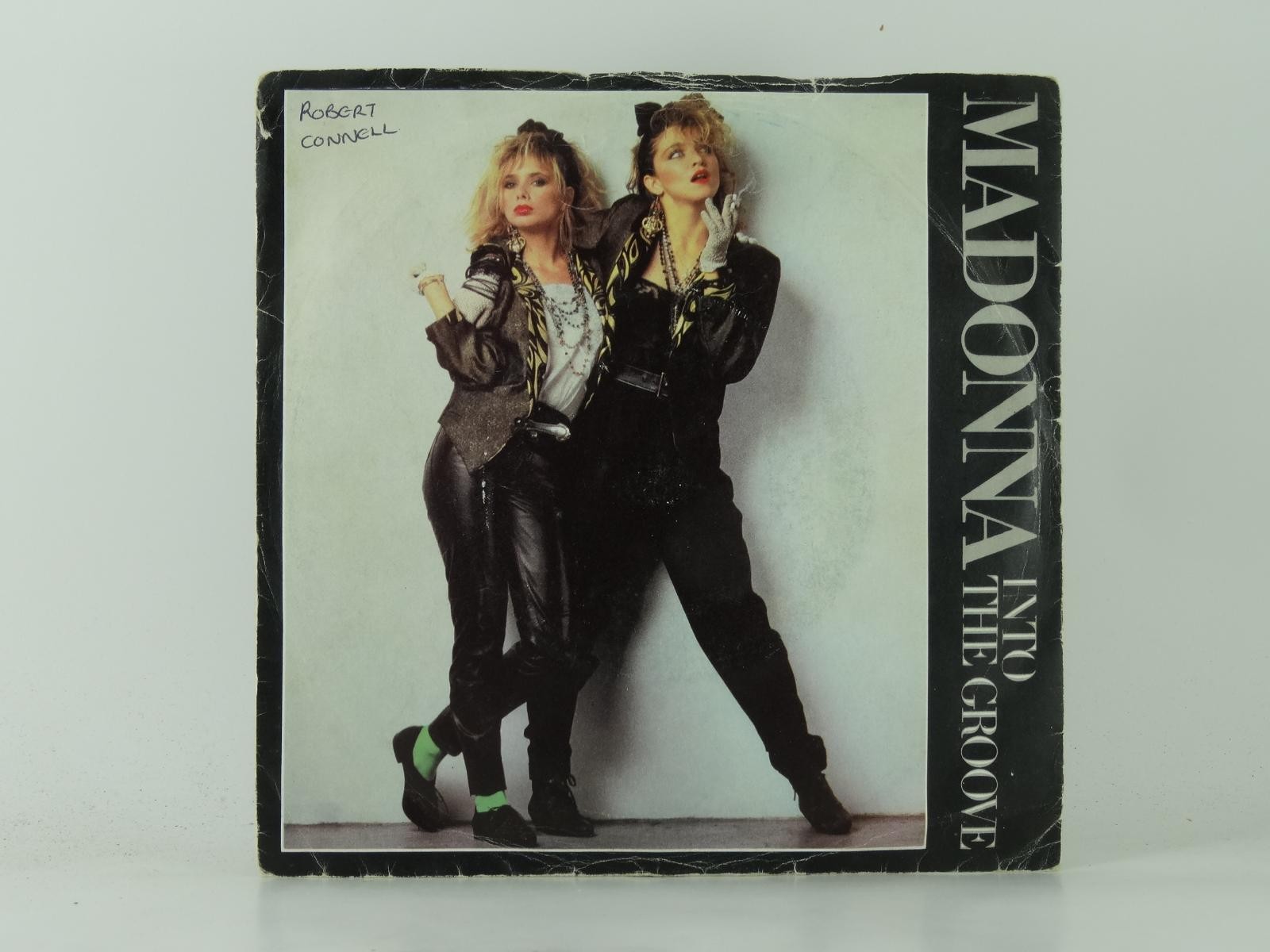 MADONNA INTO THE GROOVE (41) 2 Track 7" Single plus Picture Sleeve WEA RECORDS