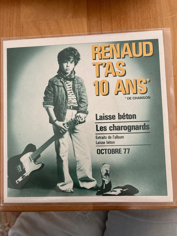 Vinyle « Renaud t’as 10 ans »