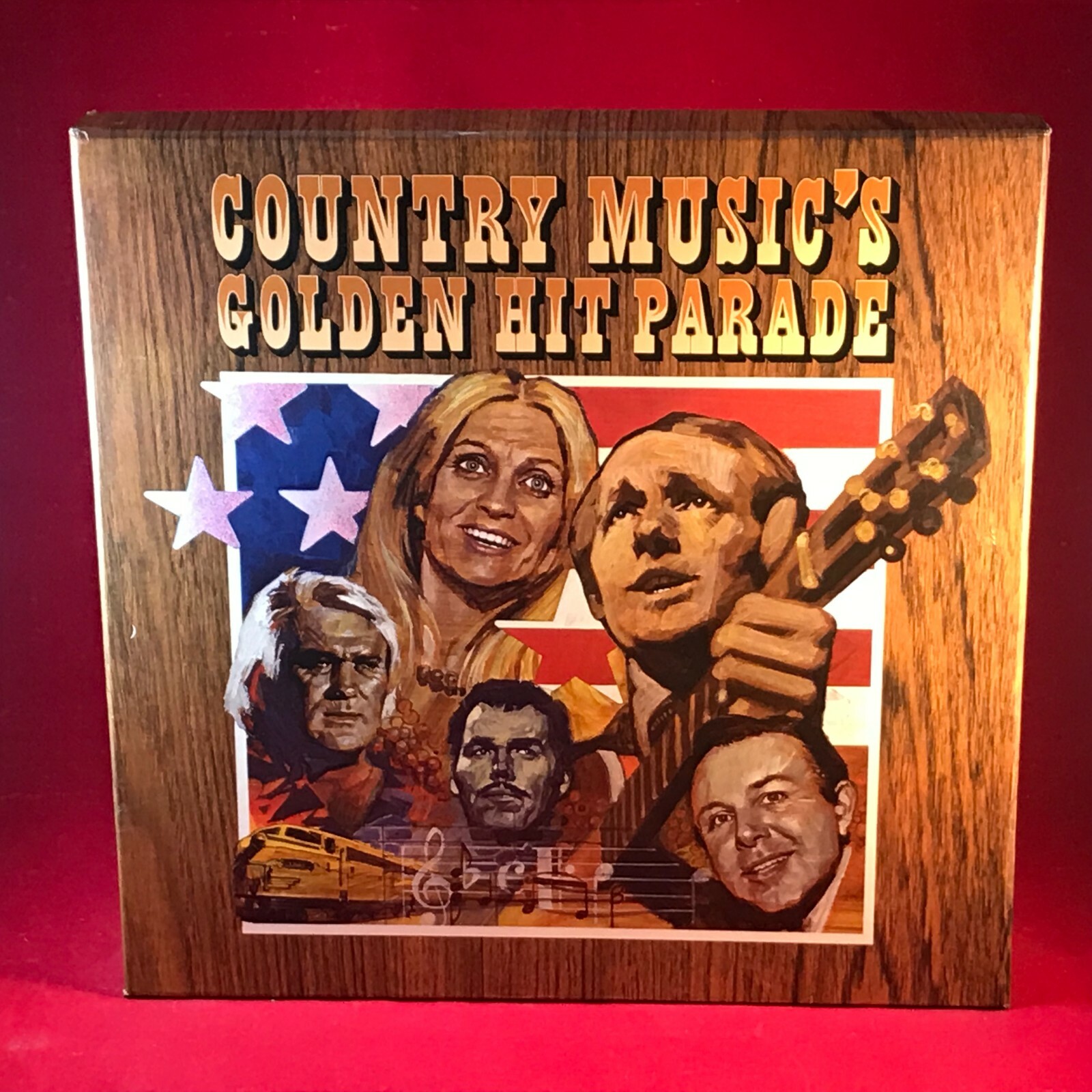 VARIOUS Country Music's Golden Hit Parade 1976 UK 7 X vinyl LP BOX SET