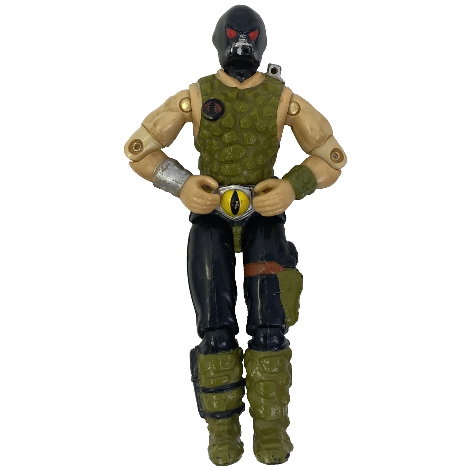 Modellino vintage GI Joe Croc Master 3,75" 1987 Hasbro usato