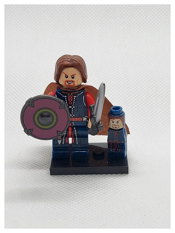 Figurine Type Lego - Le Seigneur des Anneaux - Boromir (Lego-style Figure - LOTR - Boromir)