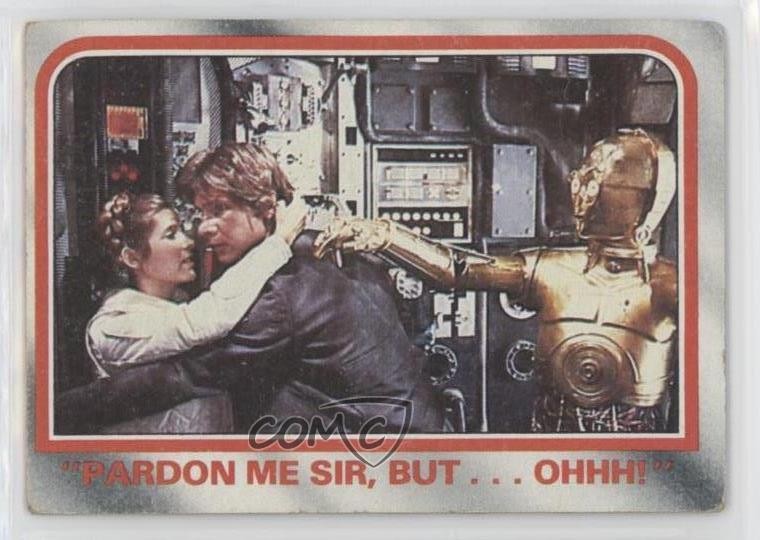 1980 Topps Star Wars: L'impero colpisce ancora Scusatemi signore butohhh! #67 00gy