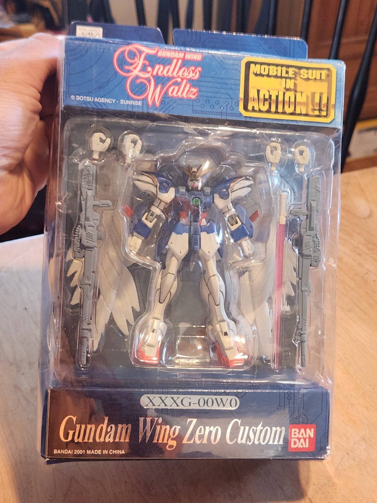 Bandai Mobile Suit Gundam Wing Zero Custom Gold Waltz Action Figure MSIA